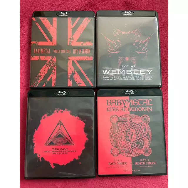 BABYMETAL Blu-ray 4 set TRILOGY, LIVE at London, Budokan, WEMBLEY