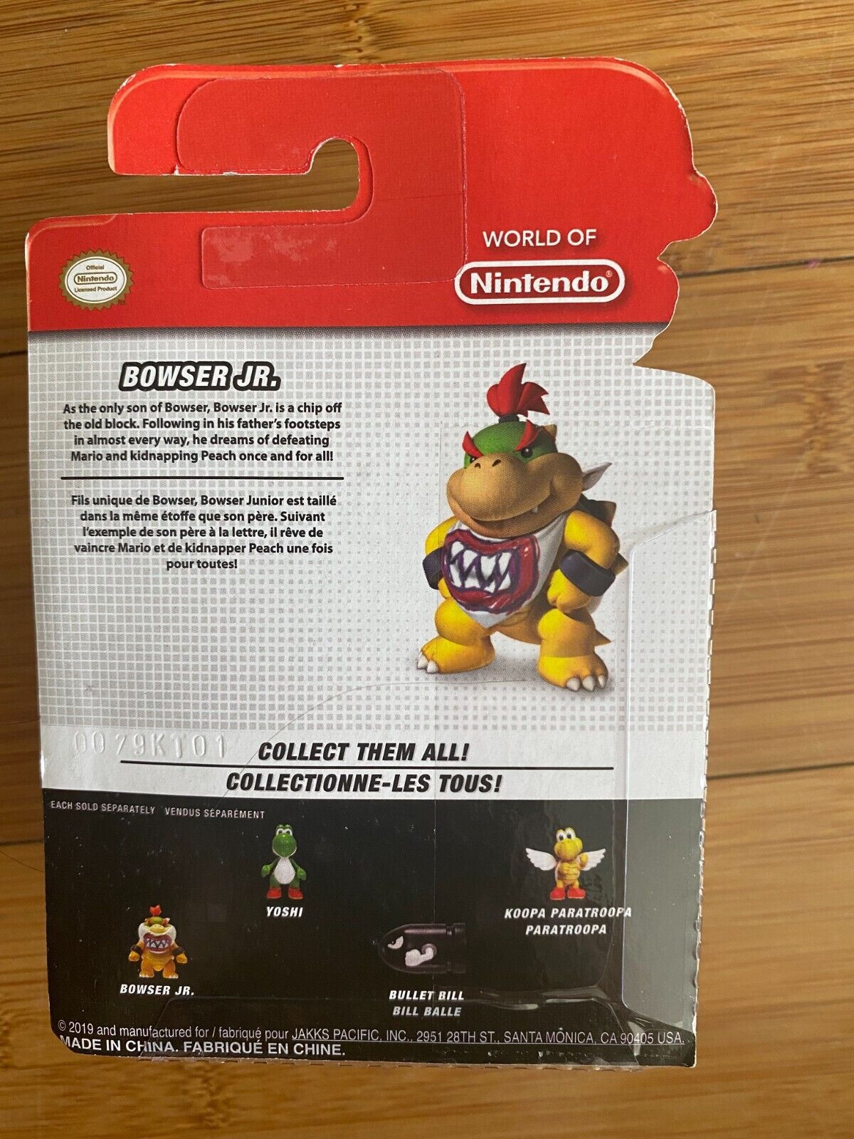 Bowser Jr. With Mask Figure World of Nintendo Jakks Pacific Super Mario S1  for sale online