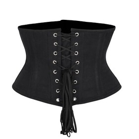 Hourglass Waist Training Corset Heavy Duty Steel Boned cotton Under bust Cincher
