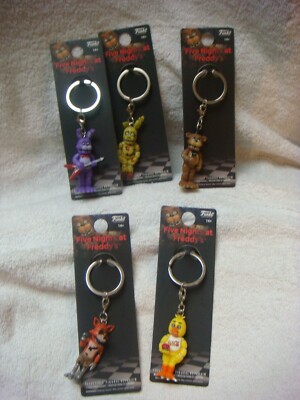 Five Nights At Freddys Schlüsselanhänger/Plüschtaschenclips & Blindbags 10 verschiedene