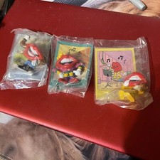 VTG 1989 Applause Tang PVC Figures General Foods Hardees Big Lips Mouth Lot of 3