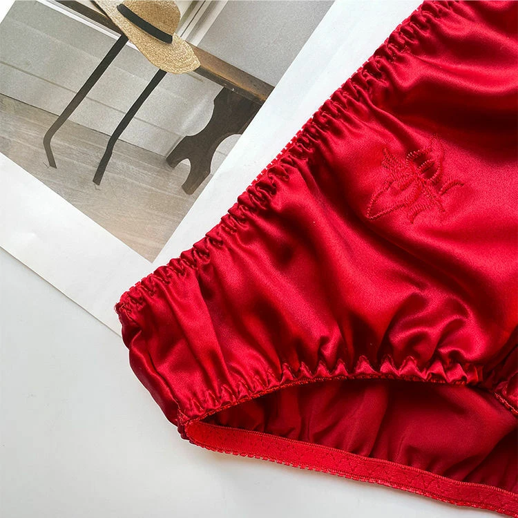 3 Пары женщин 100% шелк трусы Knickers нижнее белье нижнее белье белье оптом - Изображение 3 из 4