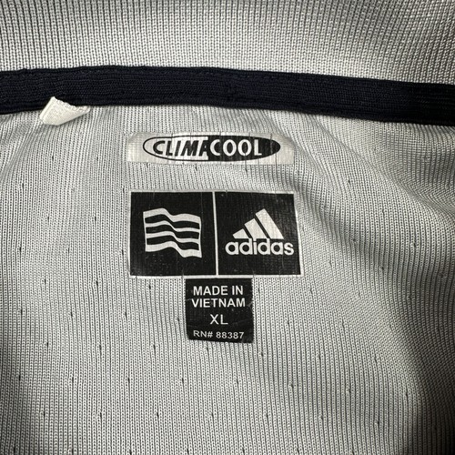 Adidas Polo Shirt Extra Large Grey Logo Golf Short Sleeve Climacool Top Mens - Picture 6 of 16