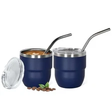 4oz Stackable Cup, Vacuum Insulated Espresso Cup Set of 2, Espresso Shot Glas...