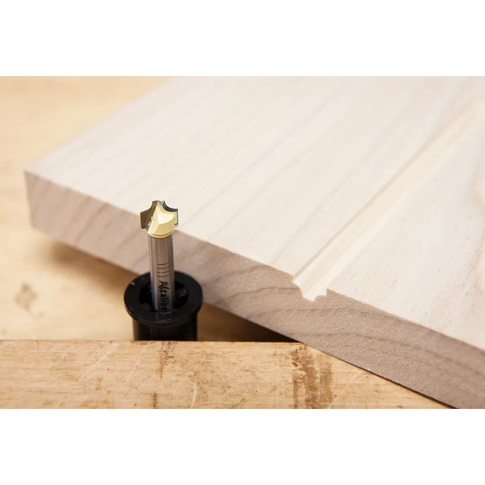 Panel beading outlet router bit