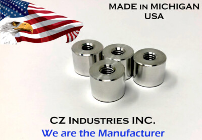 5/16-18, 5/16 - 18 / 0.6'' LONG 6061T6 ALUMINUM WELD ON BUNGS QTY: 4 / STAND-OFF
