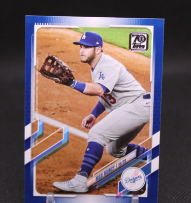 Max Muncy - #302  2021 Topps Series 1 Blue Parallel -  Los Angeles Dodgers