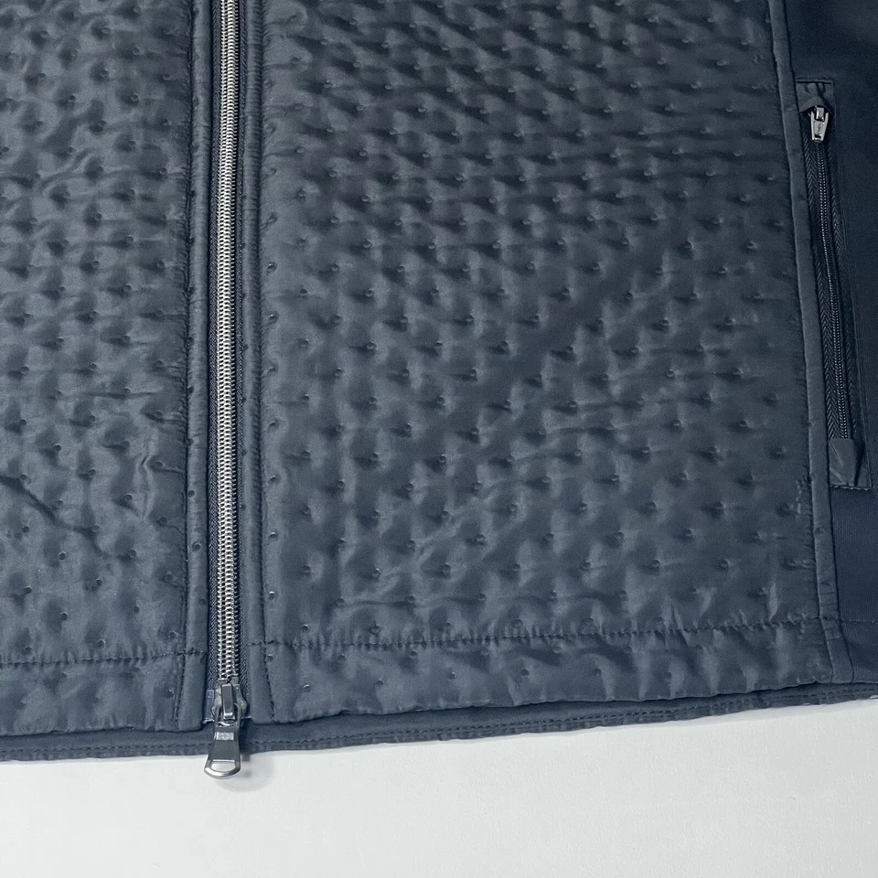 Chaqueta acolchada UFC negra ligera con cremallera completa para hombre talla mediana nueva sin etiquetas Foto 4 de 4