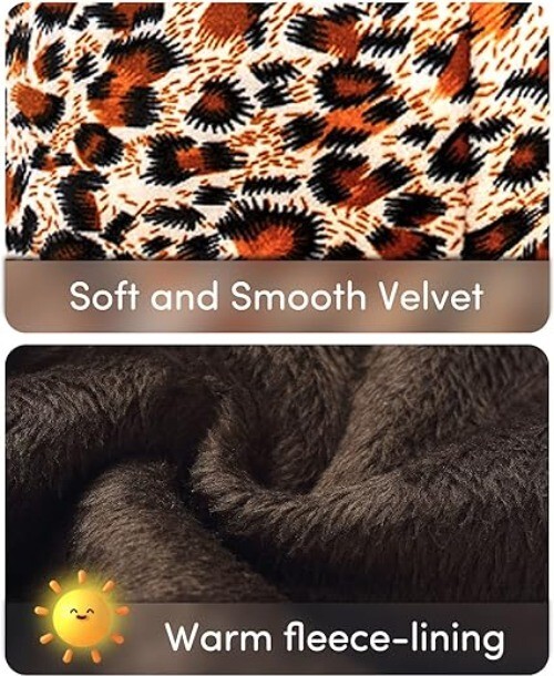 Adorel Girls Fleece Lined Leggings Winter Pants Pack of 2 (NAVY