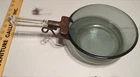 Vintage Pyrex FLAMEWARE Glass Pan With Removable Glass Handle.