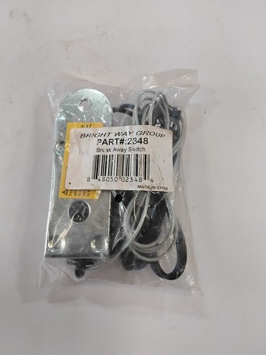 Southwest Wheel Trailer Break Away Cable & Switch with Pin & lanyard - Black