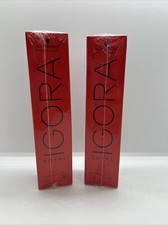 New 2xSchwarzkopf Igora Royal Permanent Hair Color 6-0 Dark Natural Blonde 60 ml