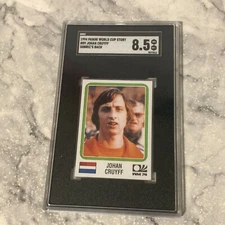 SGC 8.5 1994 Panini Sonrics World Cup Story #89 Johan Cruyff Netherlands Graded