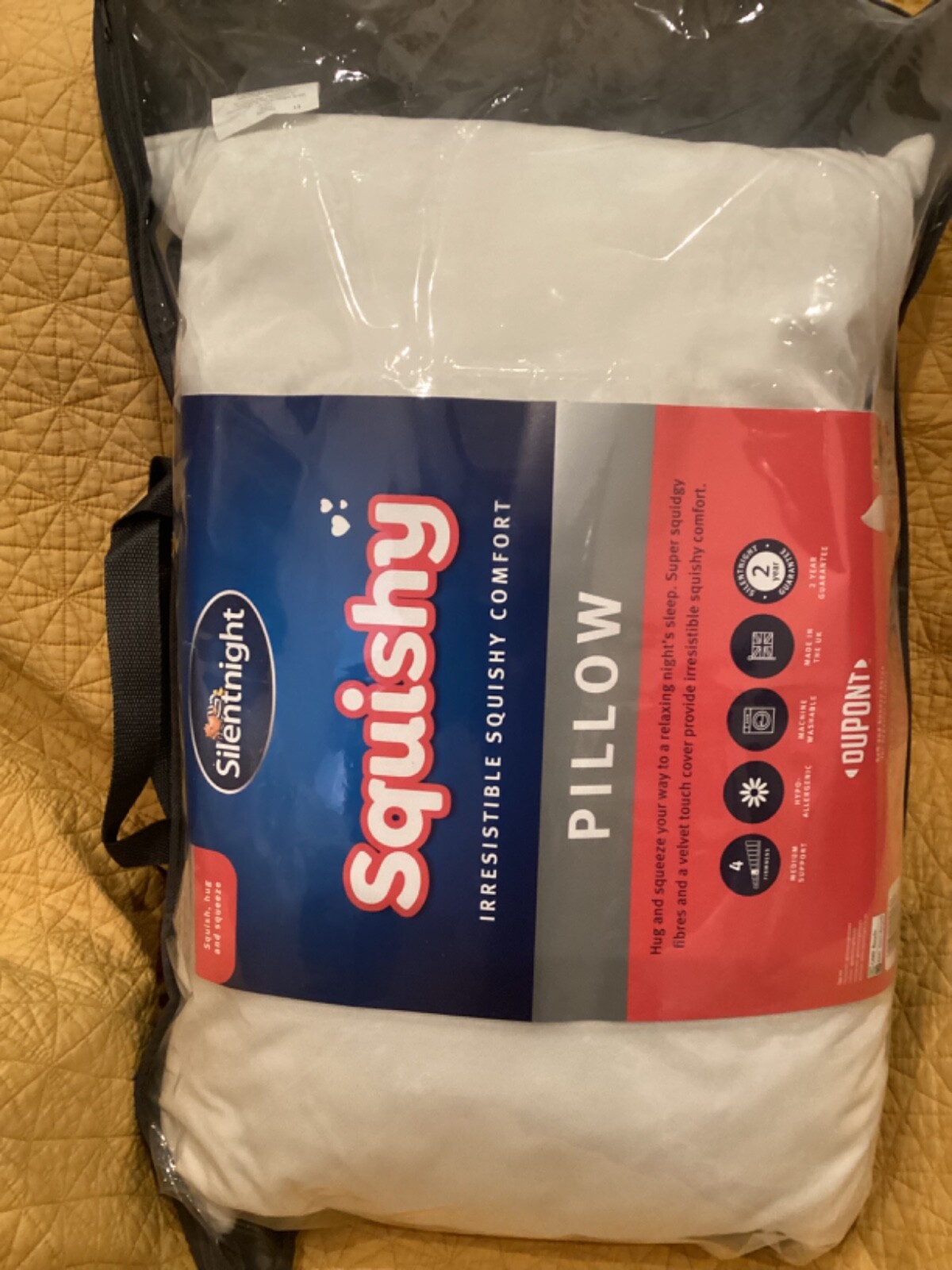 silentnight squishy pillow luxury soft comfy Free P+P eBay