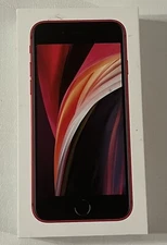 iPhone SE RED 128 GB Empty Box Only - No Phone -  Orig. Apple Packaging