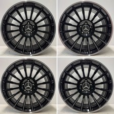 Genuine Mercedes C63 AMG W204 19" Multi-Spoke Alloy Wheels Refurbished Black