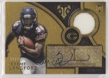 2015 Topps Triple Threads Rookie Relics Gold 12/25 Jeremy Langford Auto 0c2