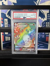 2020 Pokemon Charizard VMAX 074/073 Champions Path Rainbow Secret Rare PSA 10