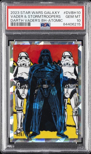 2023 ATOMIC #DVBH10 DARTH VADER & HIS STORMTROOPERS 26/150 PSA 10