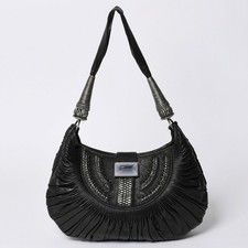 Christian Dior Black Leather Clutch Bag Pochette Pouch Handbag Excel Women 99