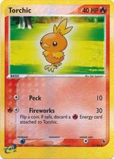 Ex: Ruby & Sapphire Torchic - 73/109 - Common - Reverse Holo x1 Moderate Play Po