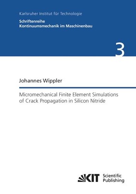 Micromechanical finite element simulations of crack propagation in silicon nitri