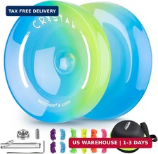 Yoyo K2 Crystal - Professional Responsive Yoyo for Kids 8-12, Dual Purpose Yo Yo
