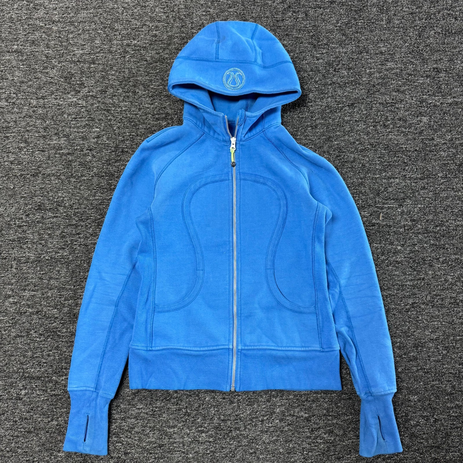 Lululemon Scuba Zip Athletic Hoodie Slim Jacket Women's Sz M