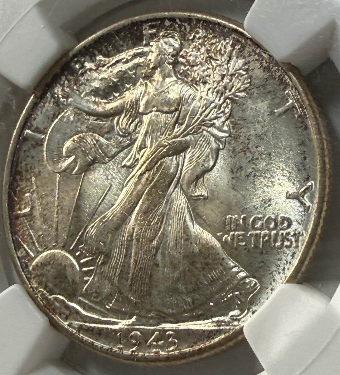 MS 67 Graded 1943 Year Liberty Walking Half Dollars (1916-1947