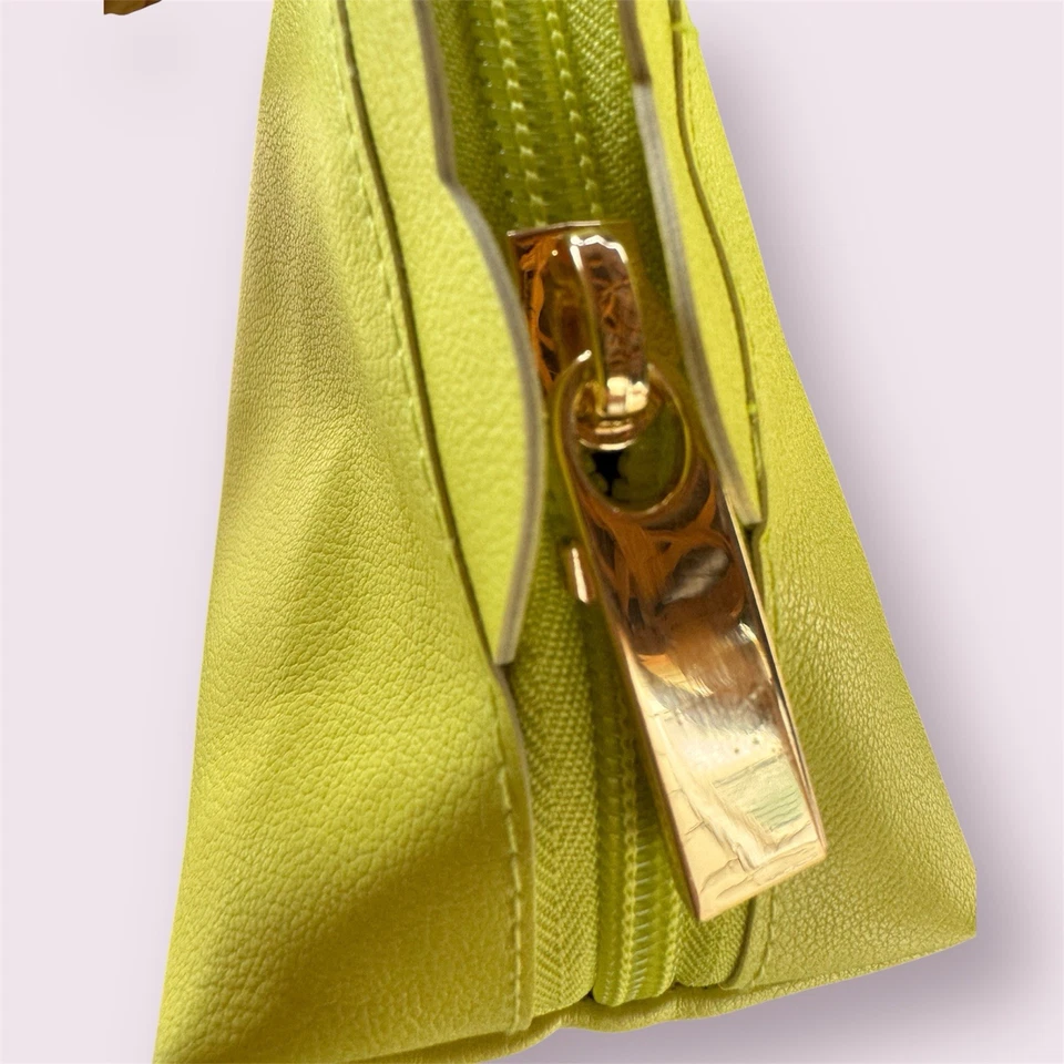 Bolsa de maquillaje cosmético Nordstrom Beauty Sunshine Yellow con cremallera Foto 4 de 4