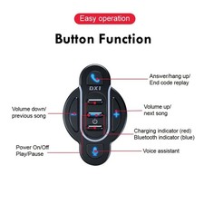New Smart Wireless Remote Control Bluetooth 5.4 Media Controller Waterproof