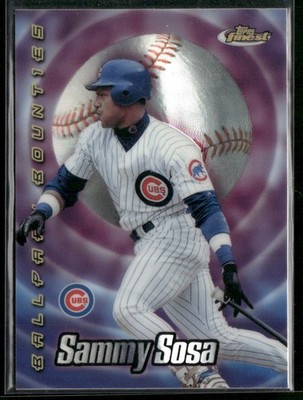 Sammy Sosa 2000 Finest #BB4 Ballpark Bounties Chicago Cubs