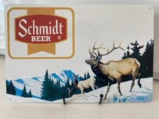 Schmidt Beer Sign - Retro - Fishing - Minnesota - Vintage Style Jacob Schmidt’s