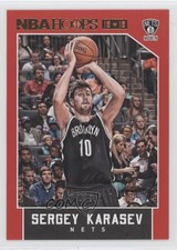 2015-16 Panini NBA Hoops Red 56/299 Sergey Karasev #151 0k4