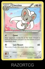 CINCCINO 88/124 UC FATES COLLIDE POKEMON NM/M