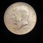 40% Silver 1967 Kennedy Half Dollar - Circulated Condition - 06-78