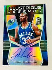 2018-19 Panini Spectra Jamal Mashburn Illustrious Legends Signatures Auto #/75