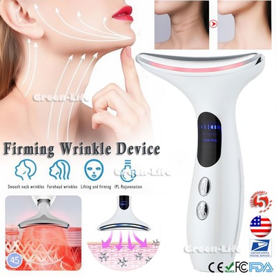 Skin Tightening Face Neck Lifting Beauty Anti Wrinkle Device LED Photon Therapy