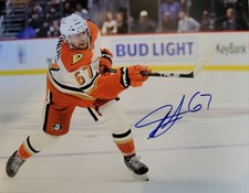 Tristan Luneau Signed 8.5x11 Autograph,  Anahiem Ducks-San Diego Gulls