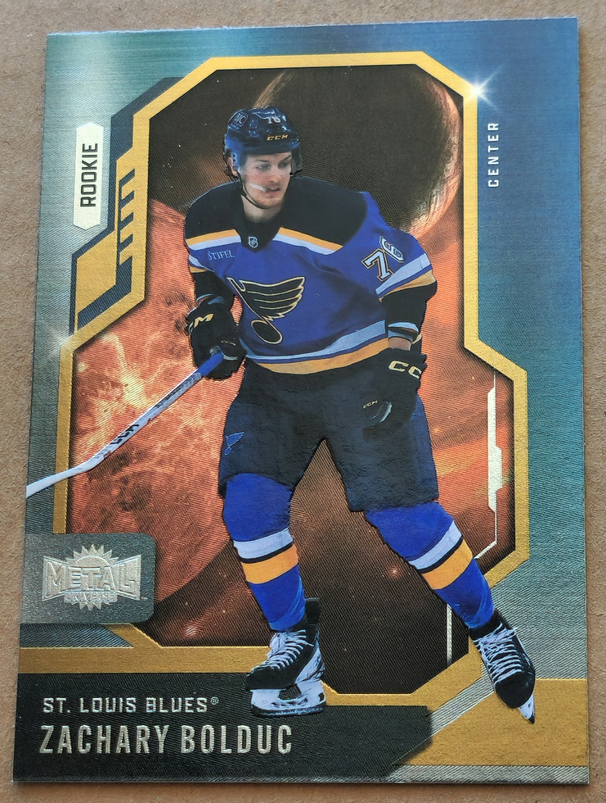 Zachary Bolduc Rookie #149 2024-25 SkyBox Metal Universe St. Louis Blues