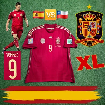 🇪🇸Adidas Spain Fernando Torres#9 2014 Brazil World Cup Home