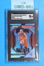 2024 ALYSSA THOMAS /199 LIGHT BLUE PRIZM WNBA MONOPOLY SGC 9 CARD-601