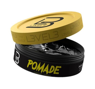 L3VEL3 Hair Pomade 150ml Strong Hold High Shine Water-Based Styling Pomade