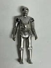 Vintage 1978 Star Wars Death Star Action Figure Silver Kenner Complete