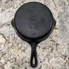 Griswold No.5 Cast Iron Skillet 724H Vintage with Small Logo. No Wobble/Spin