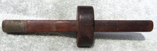 Vintage unbranded Marking Gauge Scribe Pattern Dark Wood/Brass