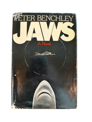 JAWS Peter Benchley 1974 True 1st/1st HC DJ 044 Code $6.95 Unclipped Doubleday