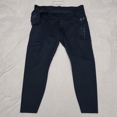 Nike Air Trail Go Firm High Waist 7/8 Leggings Armoury Navy Wmns 2XL FN2664-478 