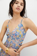 Anthropologie Verb by Pallavi Singhee Vineyard Tiered Midi Dress Size UK10 / US6