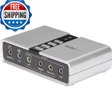 StarTech 7.1 USB Sound Card - External Sound Card for Laptop with SPDIF Digital